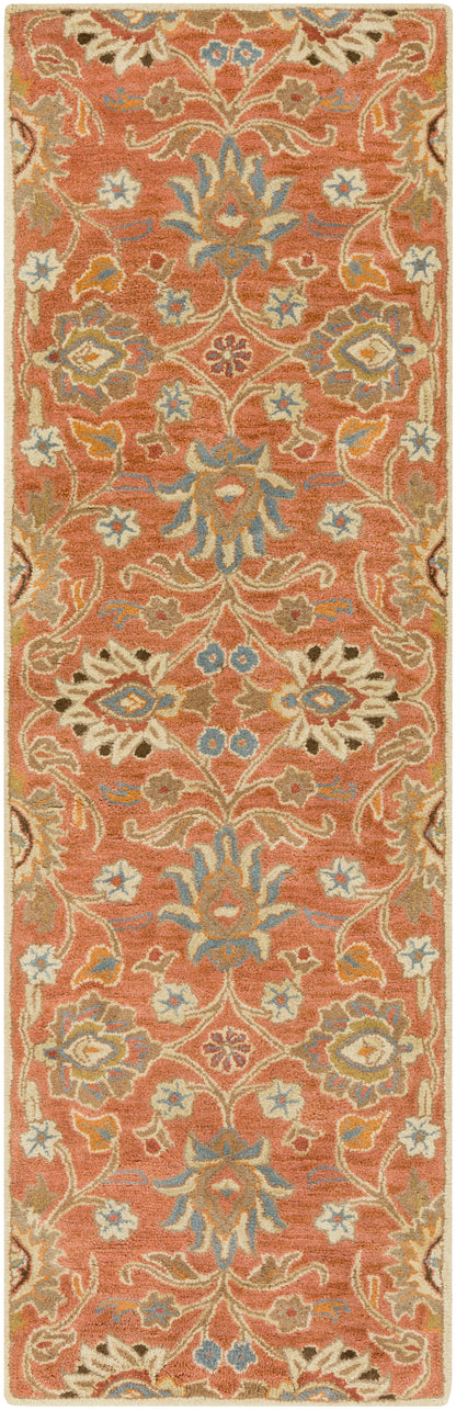 LIVABLISS Caesar CAE-1107 Burnt-Orange Area Rug