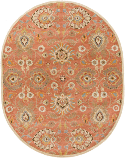 LIVABLISS Caesar CAE-1107 Burnt-Orange Area Rug