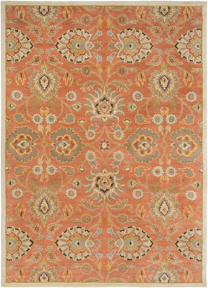 LIVABLISS Caesar CAE-1107 Burnt-Orange Area Rug