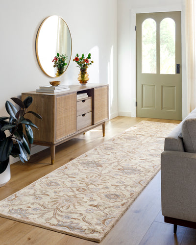 Caesar CAE-1109 Ivory Area Rug by LIVABLISS