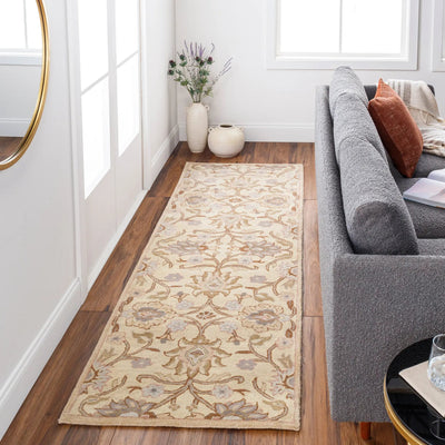 Caesar CAE-1109 Ivory Area Rug by LIVABLISS