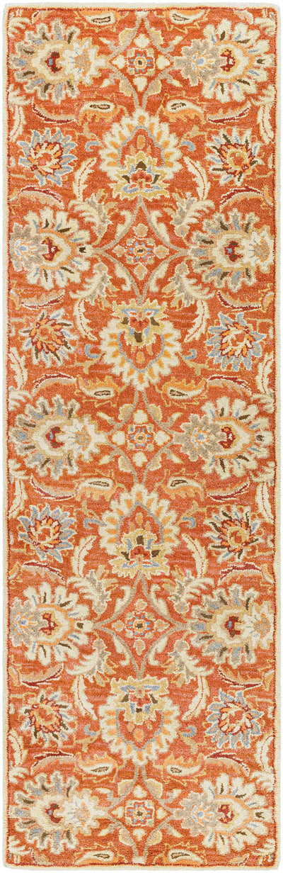 Caesar CAE-1112 Terracotta Area Rug by LIVABLISS