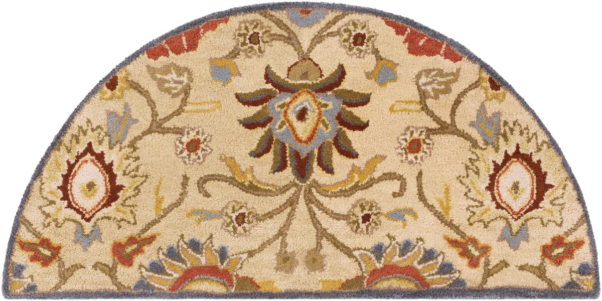 Caesar CAE-1116 Tan Area Rug by LIVABLISS