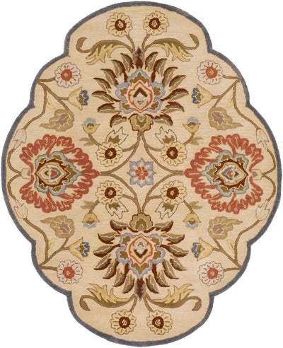 Caesar CAE-1116 Tan Area Rug by LIVABLISS