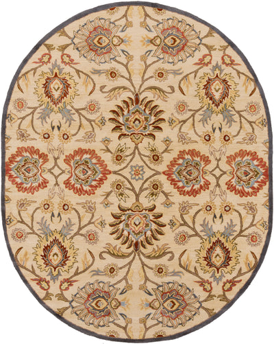 Caesar CAE-1116 Tan Area Rug by LIVABLISS