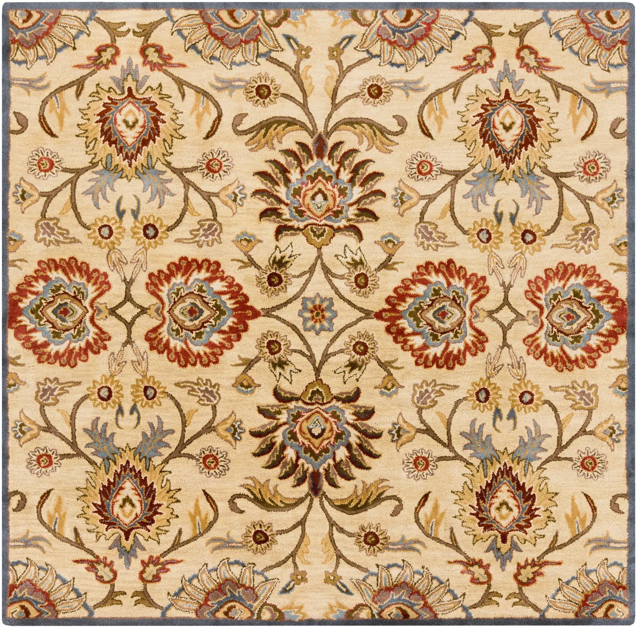 Caesar CAE-1116 Tan Area Rug by LIVABLISS