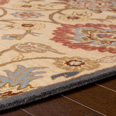 Caesar CAE-1116 Tan Area Rug by LIVABLISS