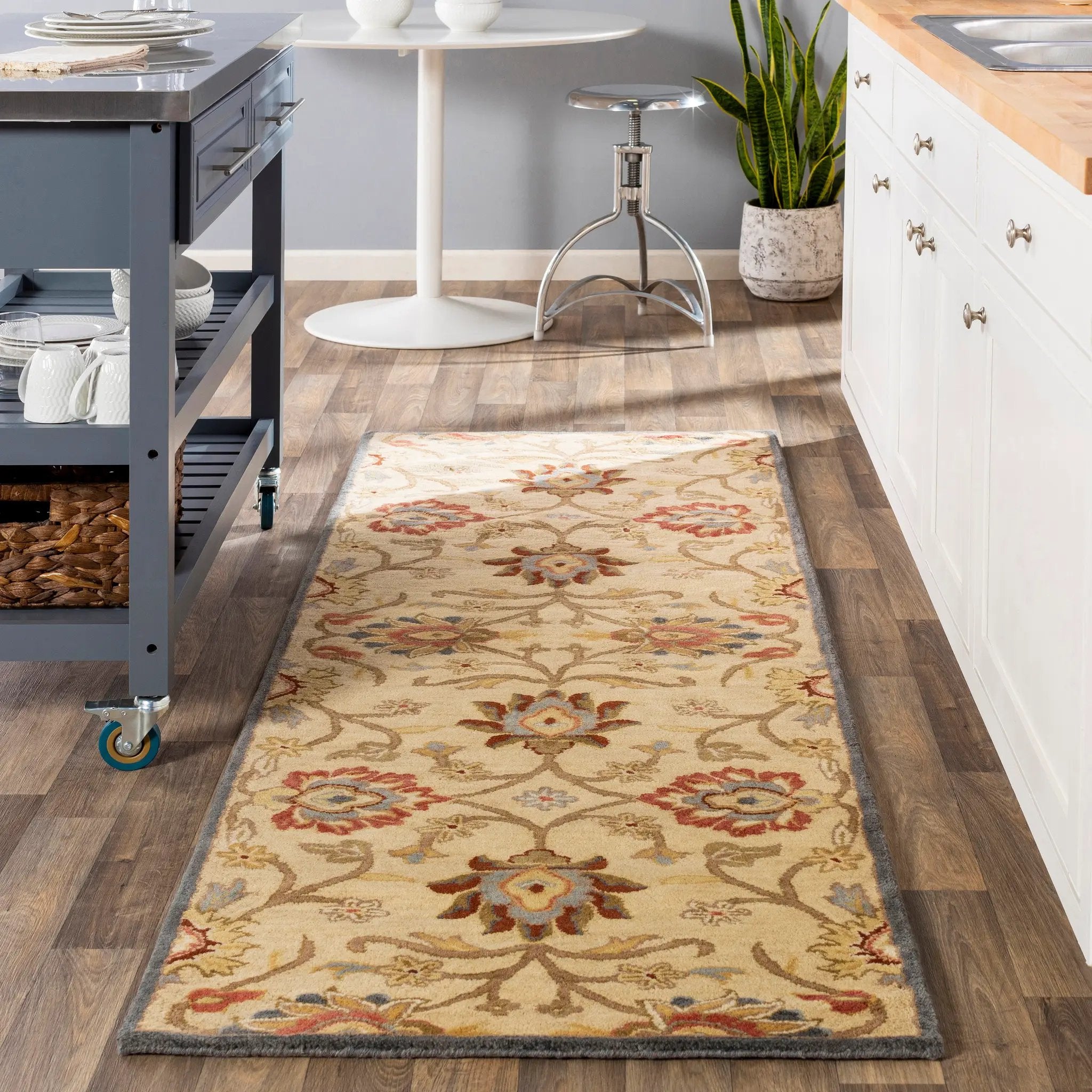 Caesar CAE-1116 Tan Area Rug by LIVABLISS