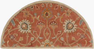 Caesar CAE-1119 Rust Area Rug by LIVABLISS