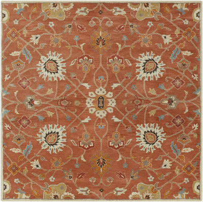 Caesar CAE-1119 Rust Area Rug by LIVABLISS