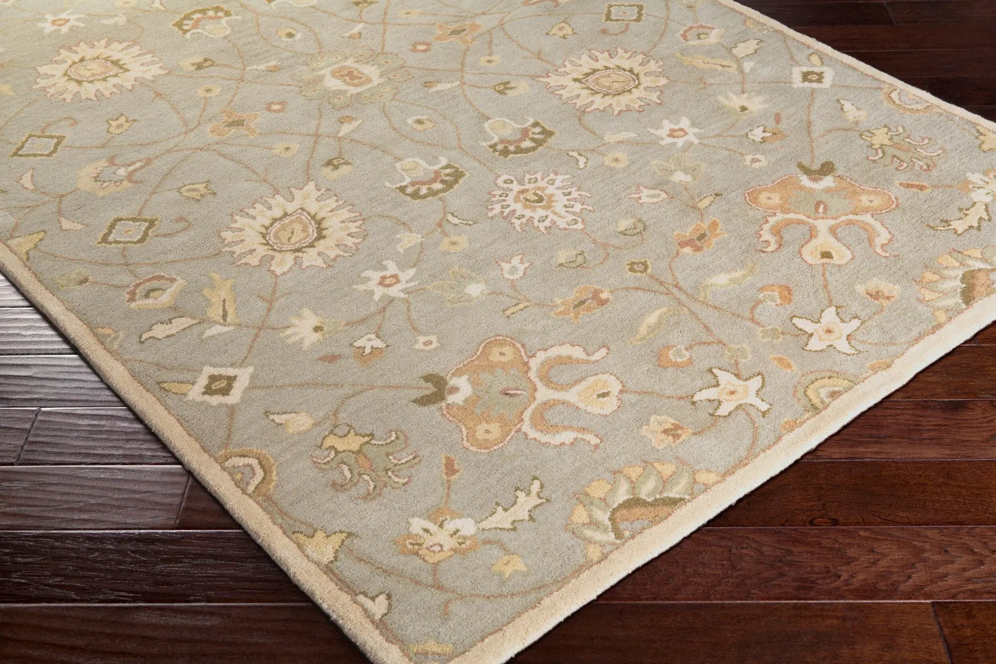Caesar CAE-1121 Gray Area Rug by LIVABLISS