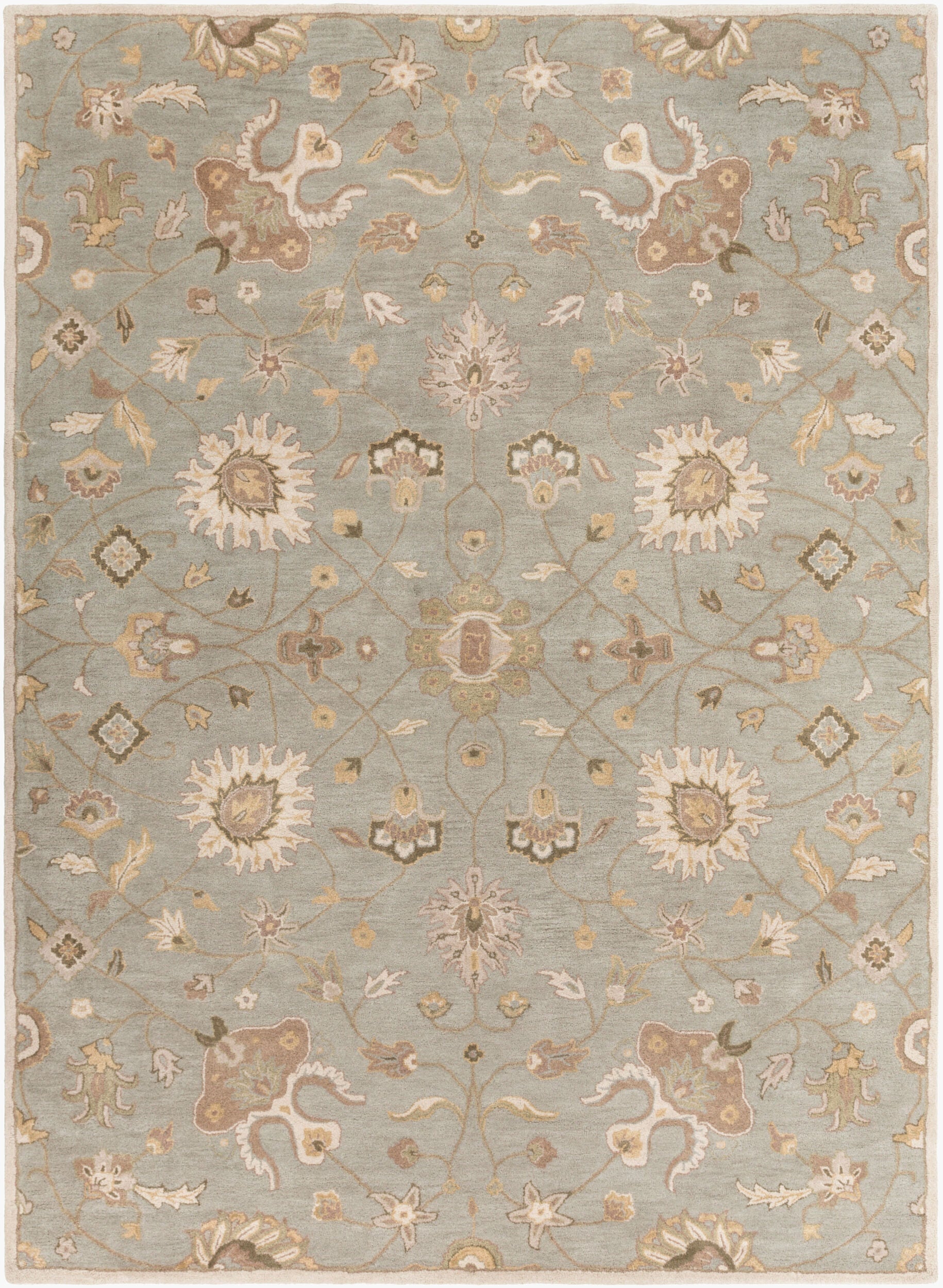 LIVABLISS Caesar CAE-1121 Gray Hand Tufted Area Rug