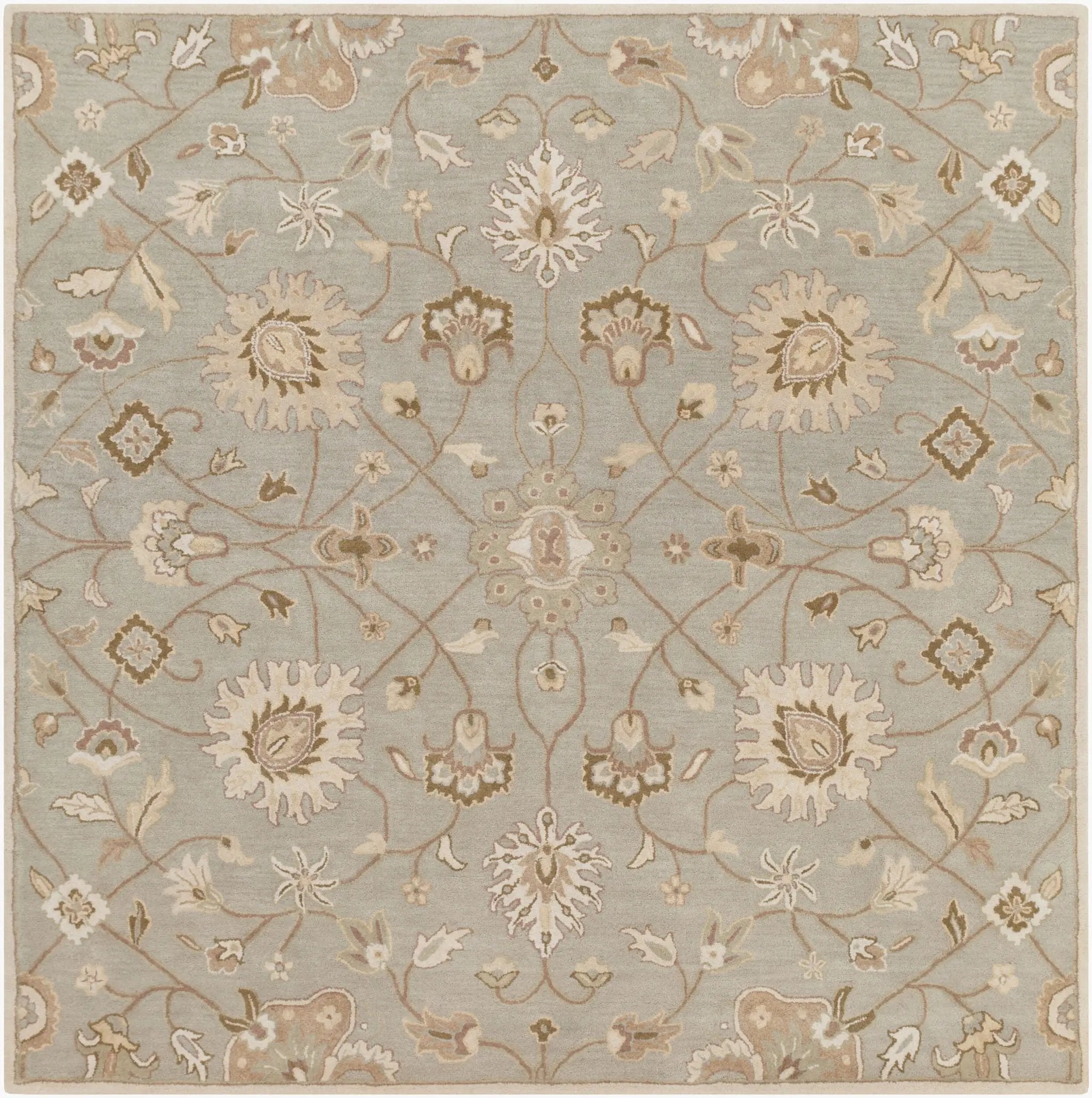 Caesar CAE-1121 Gray Area Rug by LIVABLISS