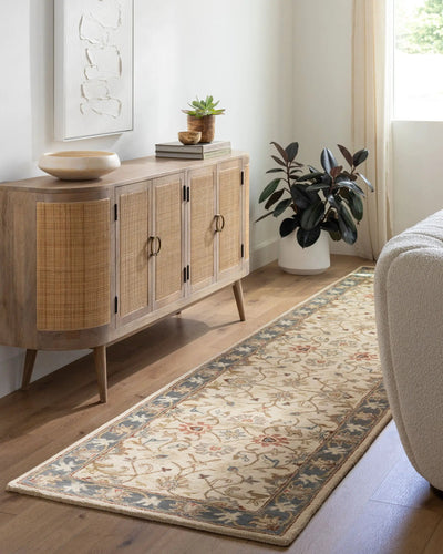 Caesar CAE-1125 Beige Area Rug by LIVABLISS