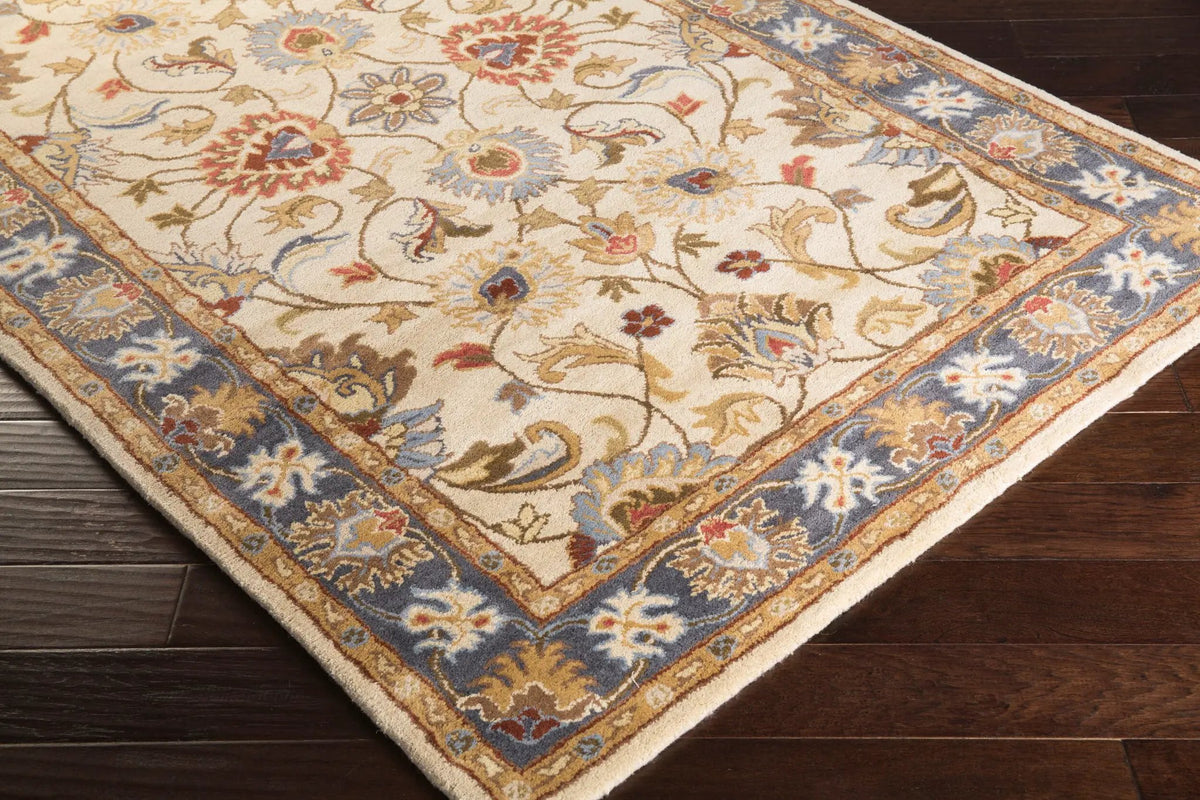 Caesar CAE-1125 Beige Area Rug by LIVABLISS