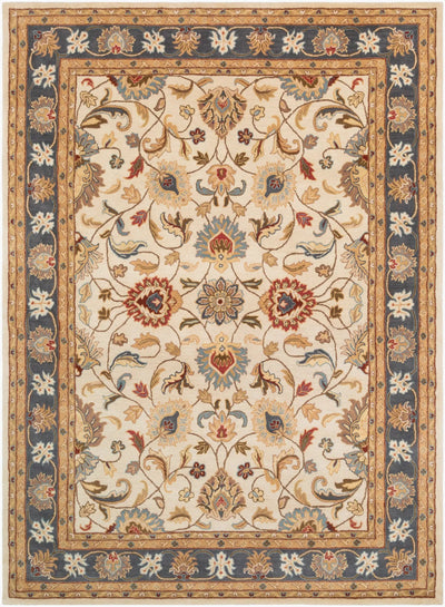 Caesar CAE-1125 Beige Area Rug by LIVABLISS