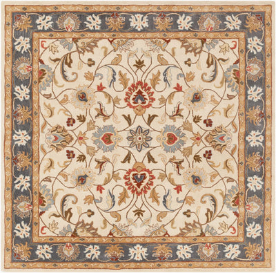 Caesar CAE-1125 Beige Area Rug by LIVABLISS