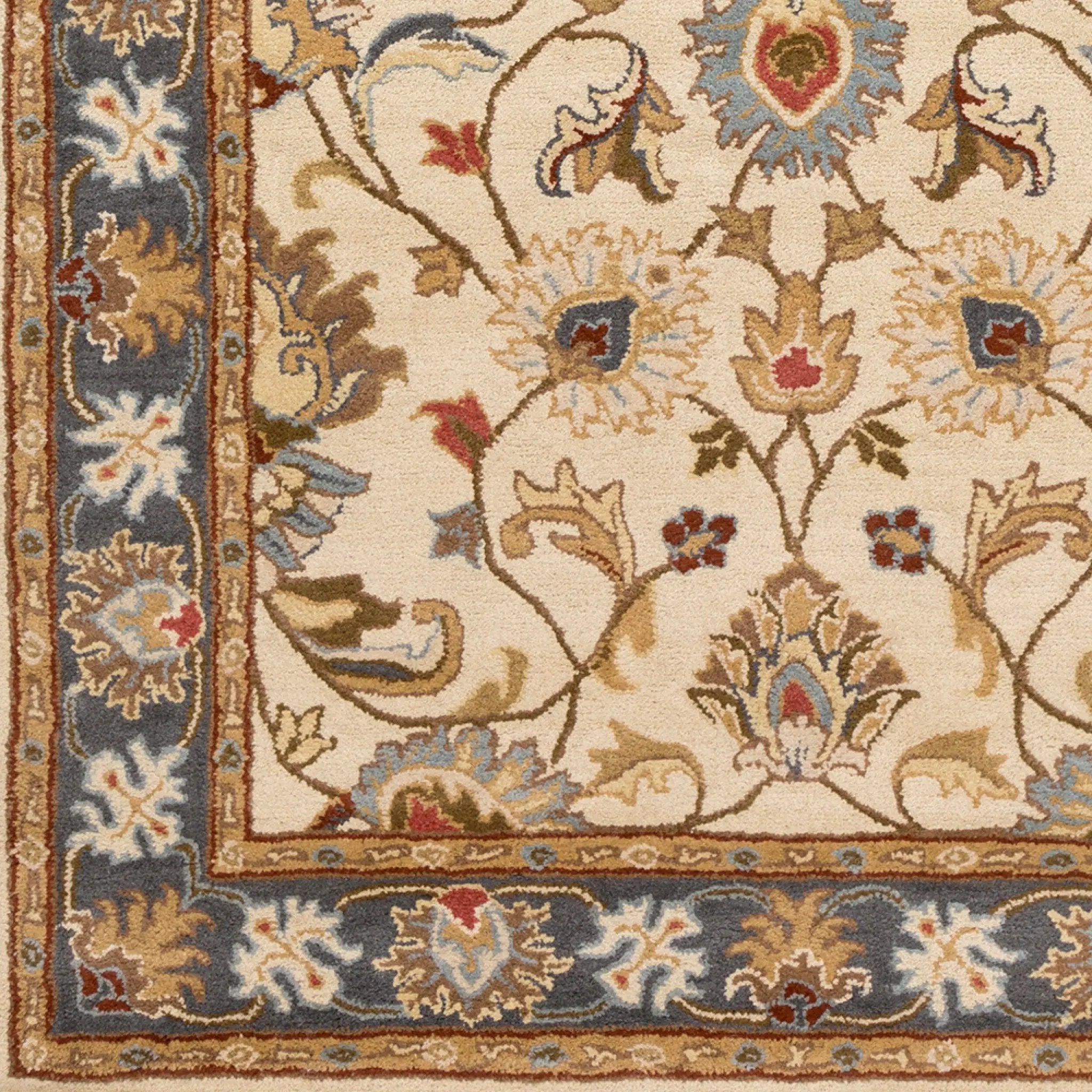 Caesar CAE-1125 Beige Area Rug by LIVABLISS