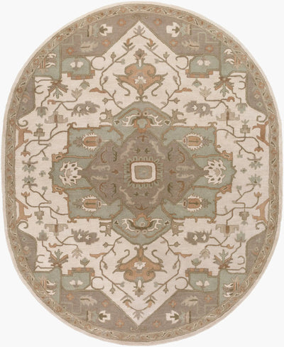 Caesar CAE-1143 Beige Area Rug by LIVABLISS