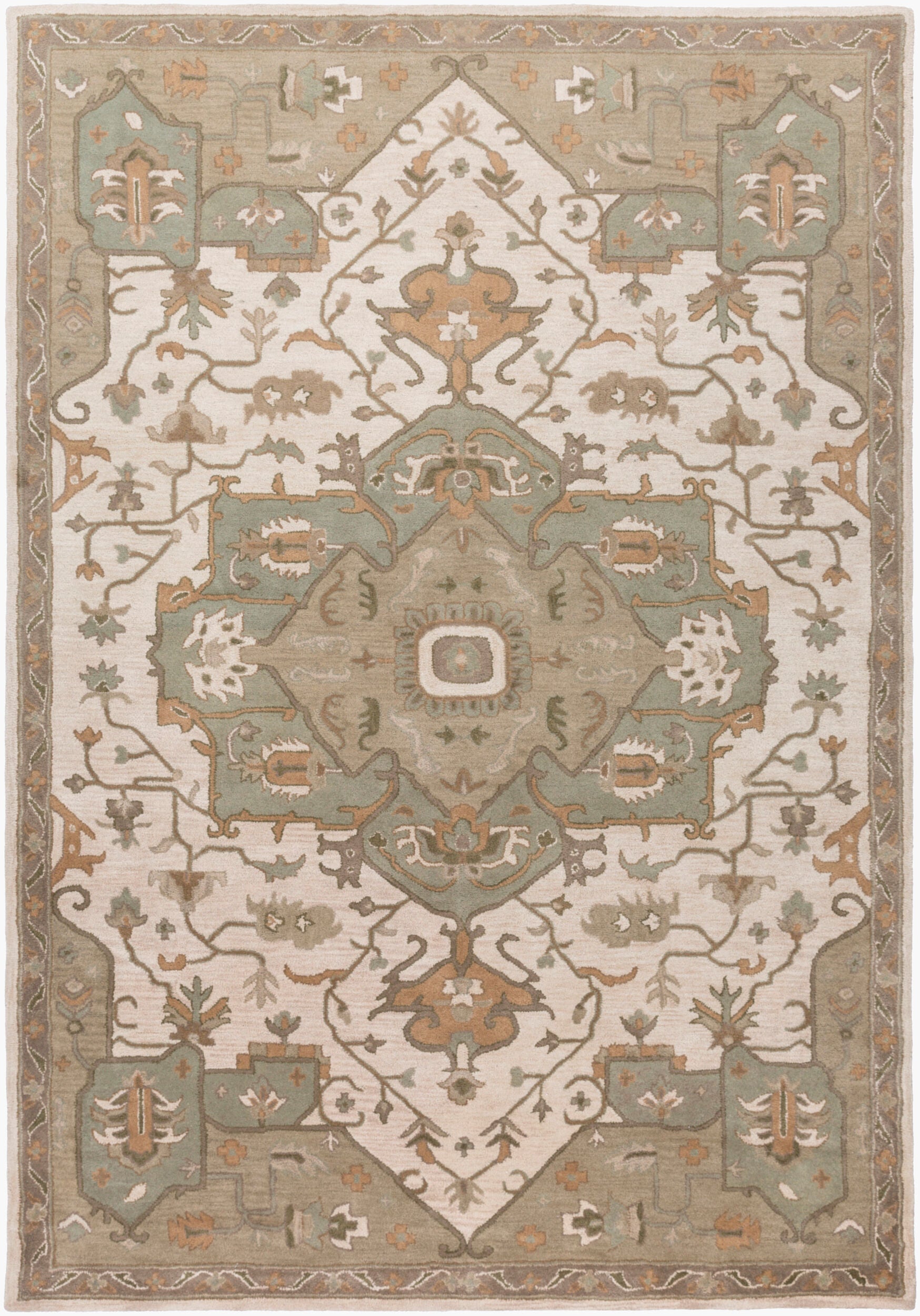LIVABLISS Caesar CAE-1143 Beige Hand Tufted Area Rug