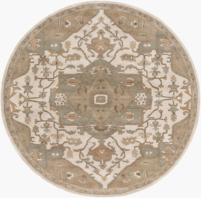 Caesar CAE-1143 Beige Area Rug by LIVABLISS