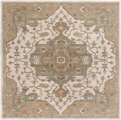 Caesar CAE-1143 Beige Area Rug by LIVABLISS