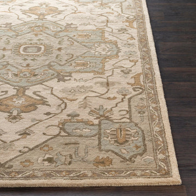 Caesar CAE-1143 Beige Area Rug by LIVABLISS