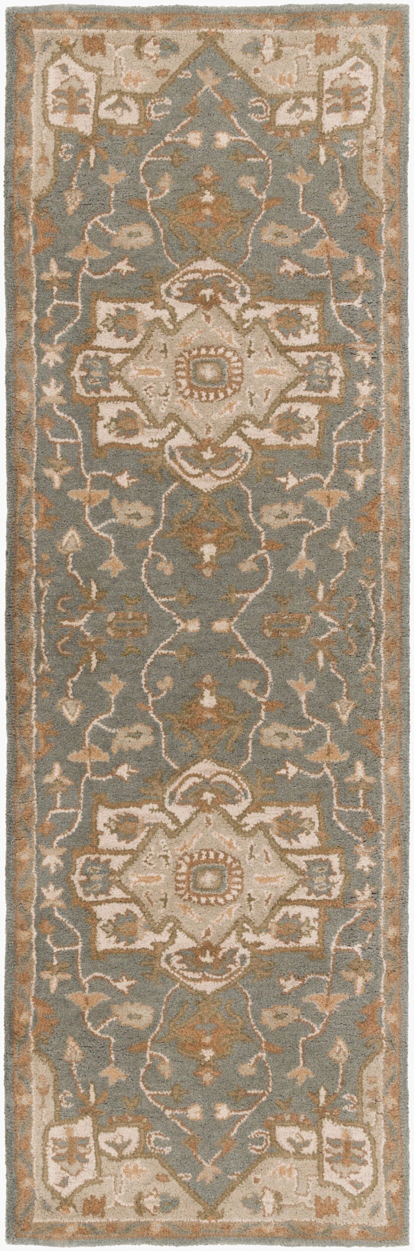 LIVABLISS Caesar CAE-1144 Medium Gray Hand Tufted Area Rug