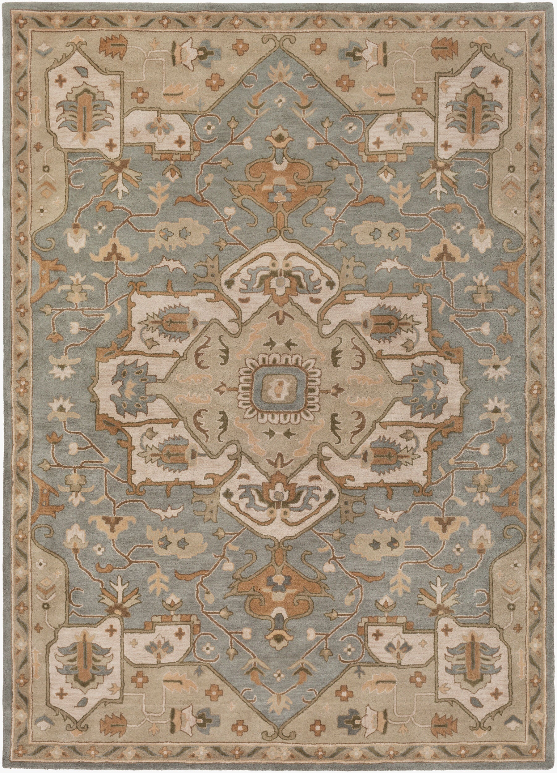 LIVABLISS Caesar CAE-1144 Medium Gray Hand Tufted Area Rug