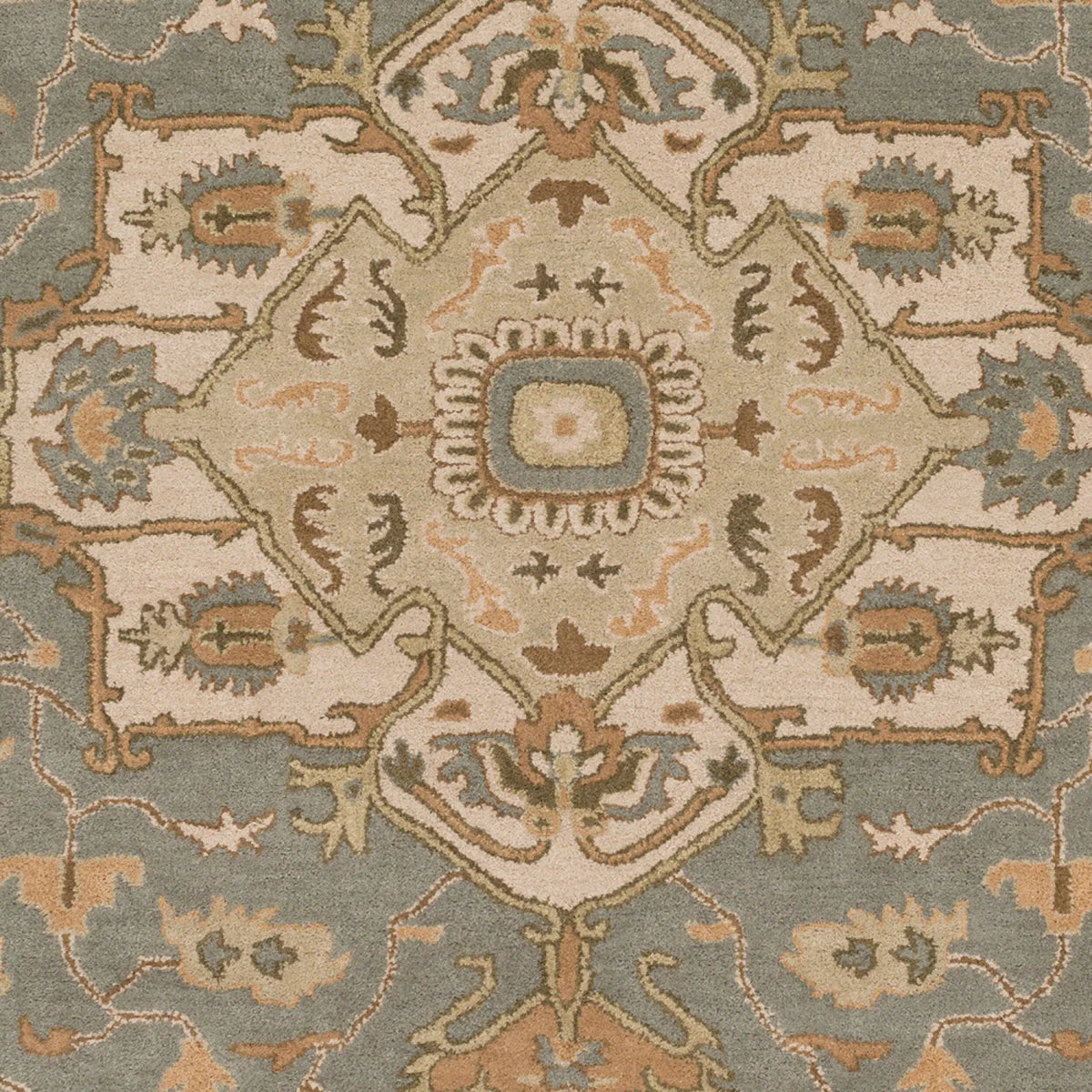 Caesar CAE-1144 Medium-Gray Area Rug by LIVABLISS