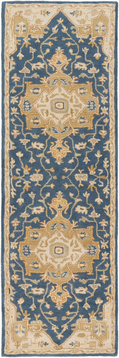 LIVABLISS Caesar CAE-1145 Ink-Blue Hand Tufted Area Rug