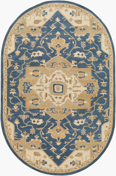 Caesar CAE-1145 Ink-Blue Area Rug by LIVABLISS