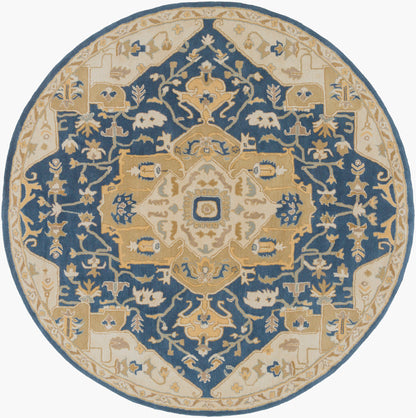 LIVABLISS Caesar CAE-1145 Ink-Blue Hand Tufted Area Rug