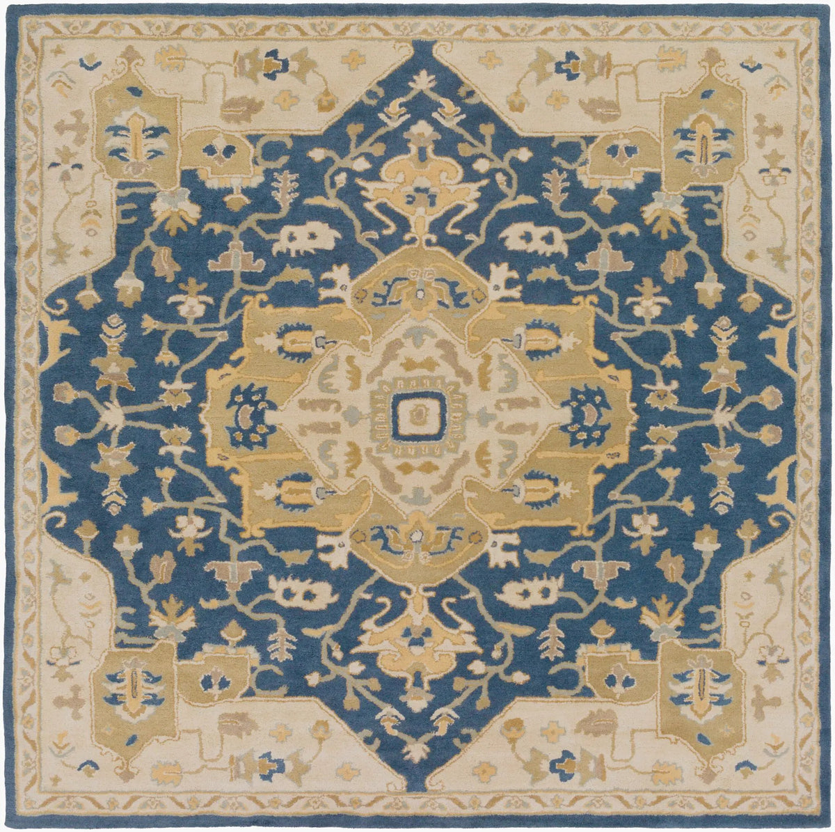Caesar CAE-1145 Ink-Blue Area Rug by LIVABLISS