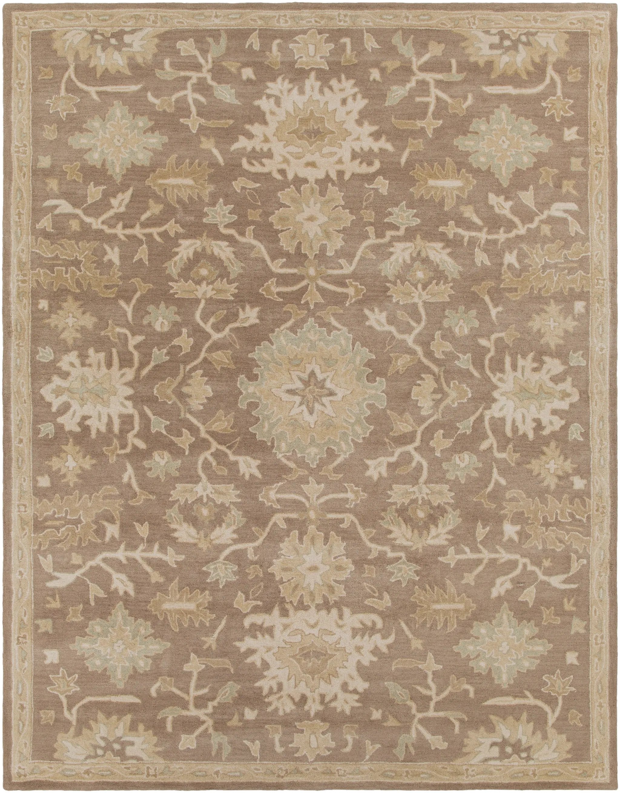 Caesar CAE-1149 Dark-Brown Area Rug by LIVABLISS