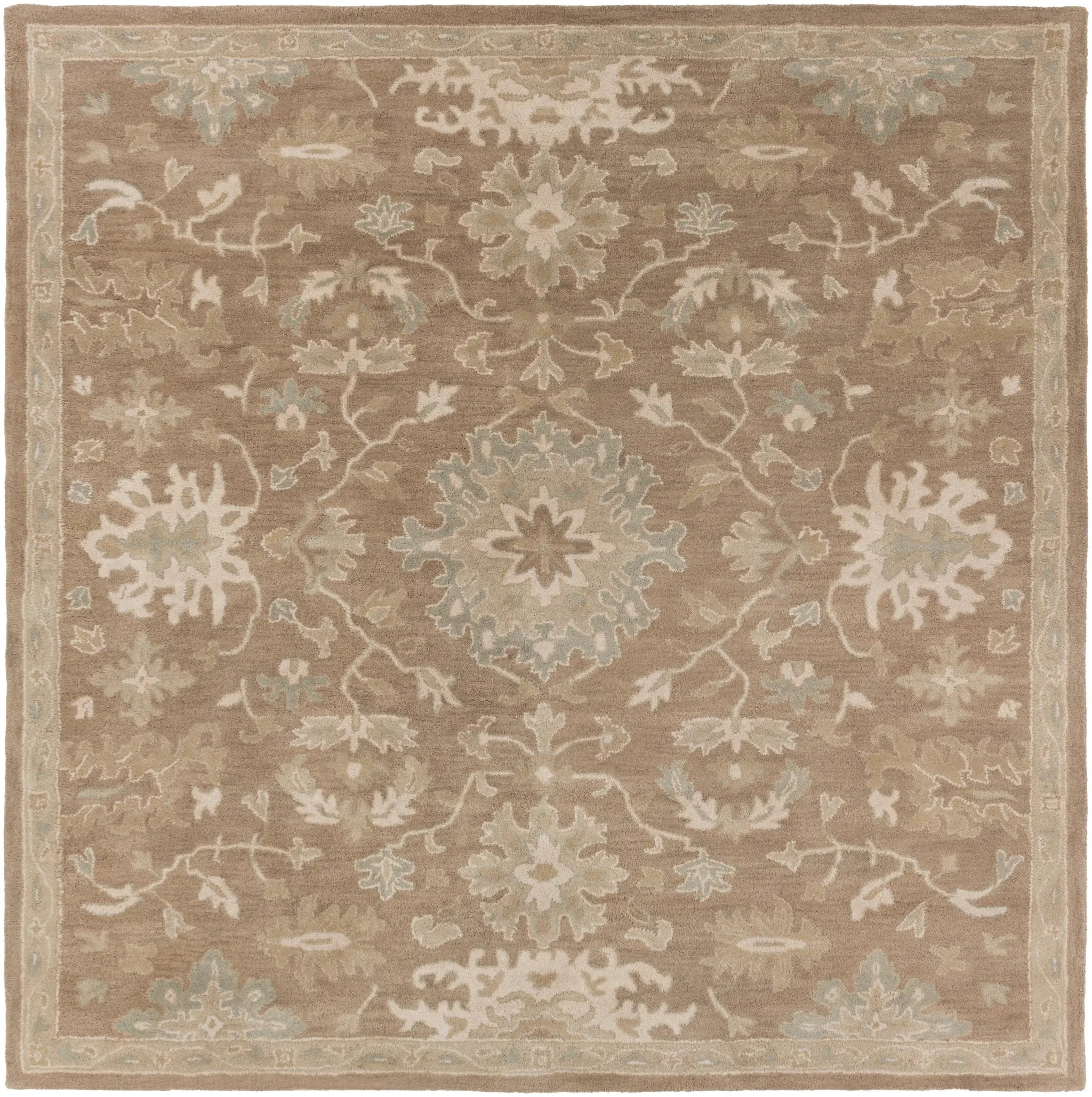 Caesar CAE-1149 Dark-Brown Area Rug by LIVABLISS