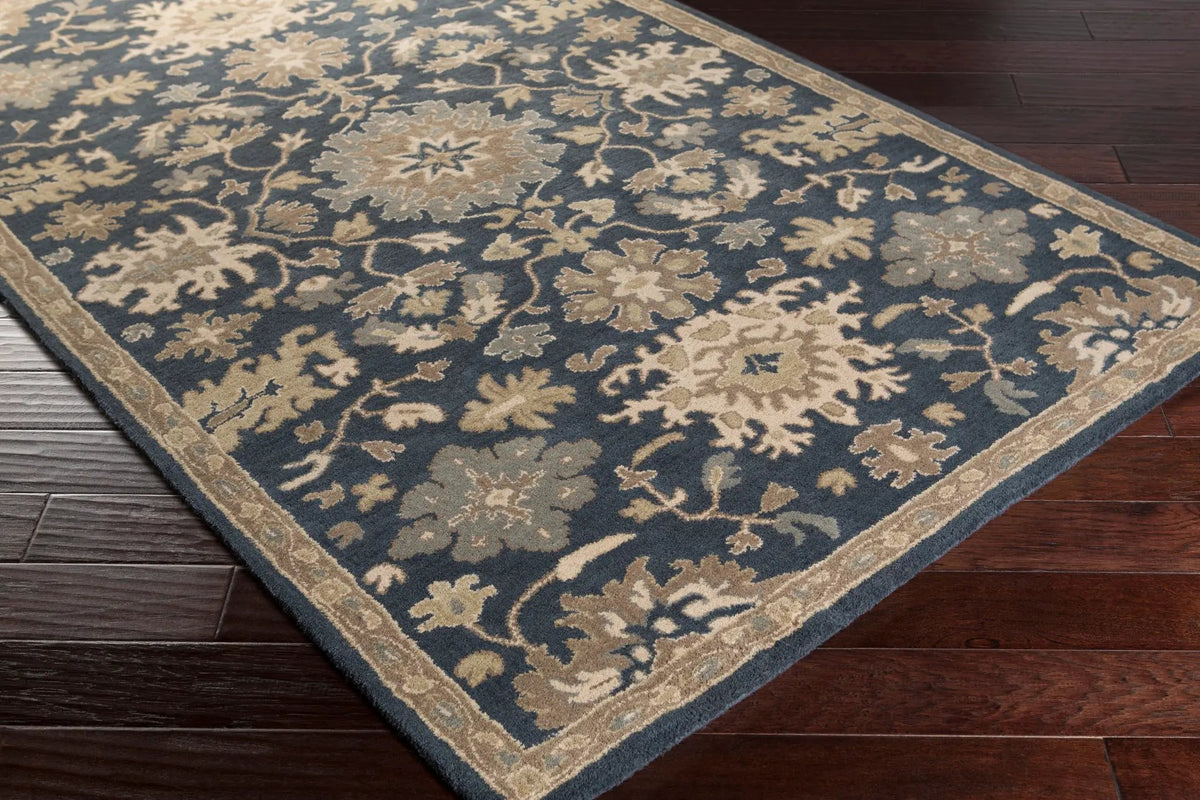Caesar CAE-1154 Navy Area Rug by LIVABLISS