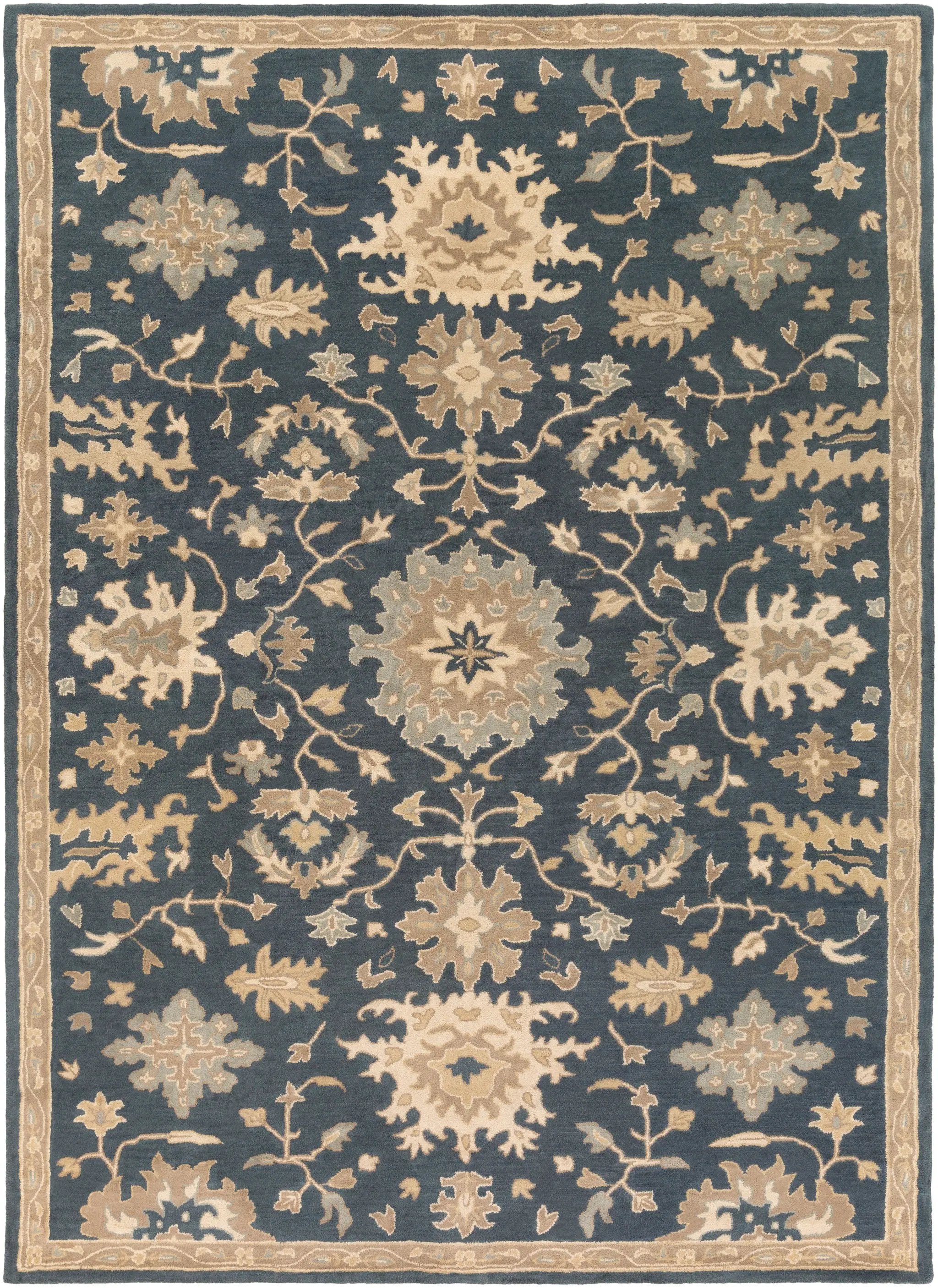 Caesar CAE-1154 Navy Area Rug by LIVABLISS