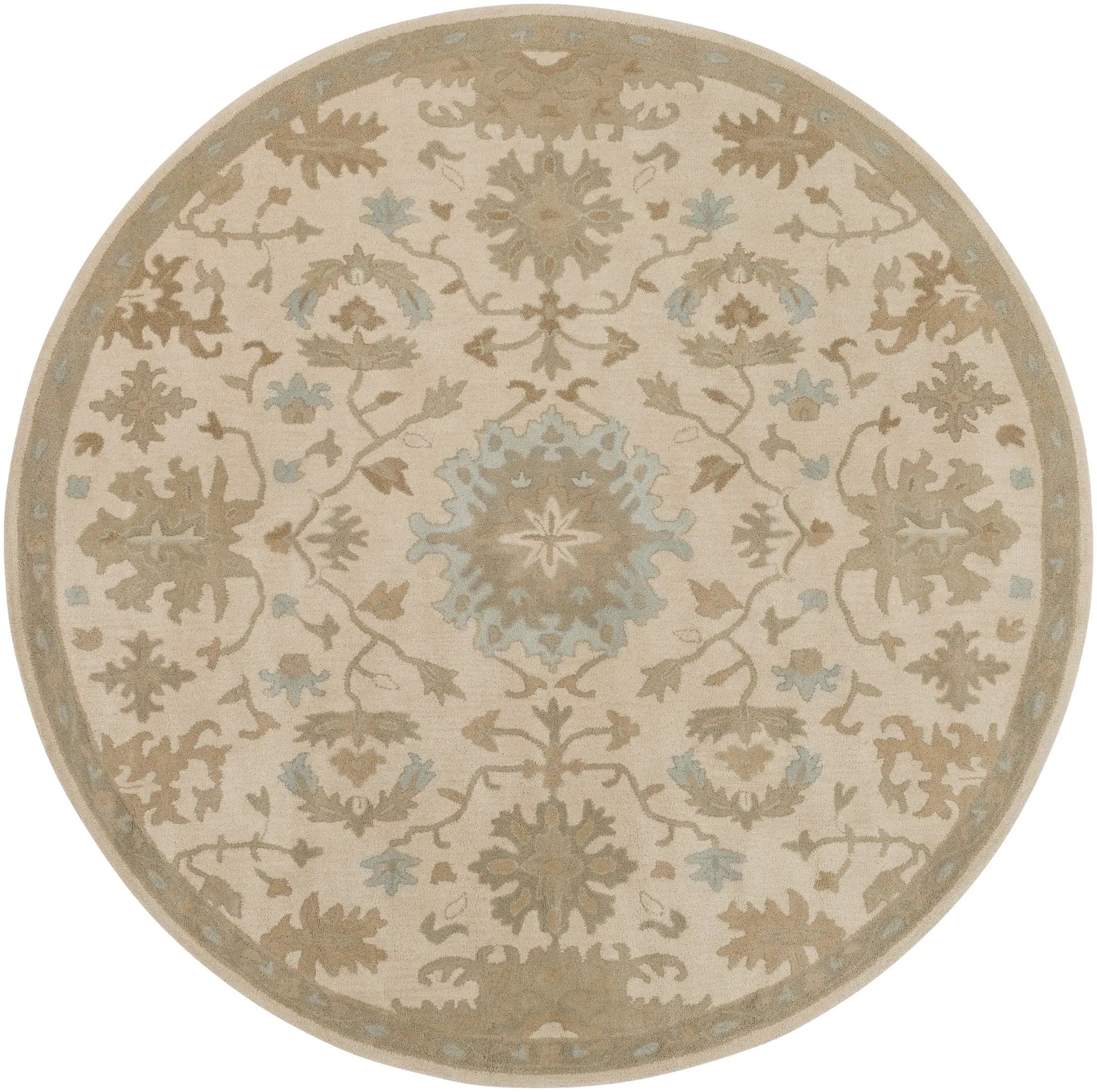 Caesar CAE-1161 Light-Beige Area Rug by LIVABLISS