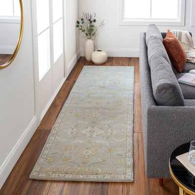 Caesar CAE-1162 Pale-Blue Area Rug by LIVABLISS