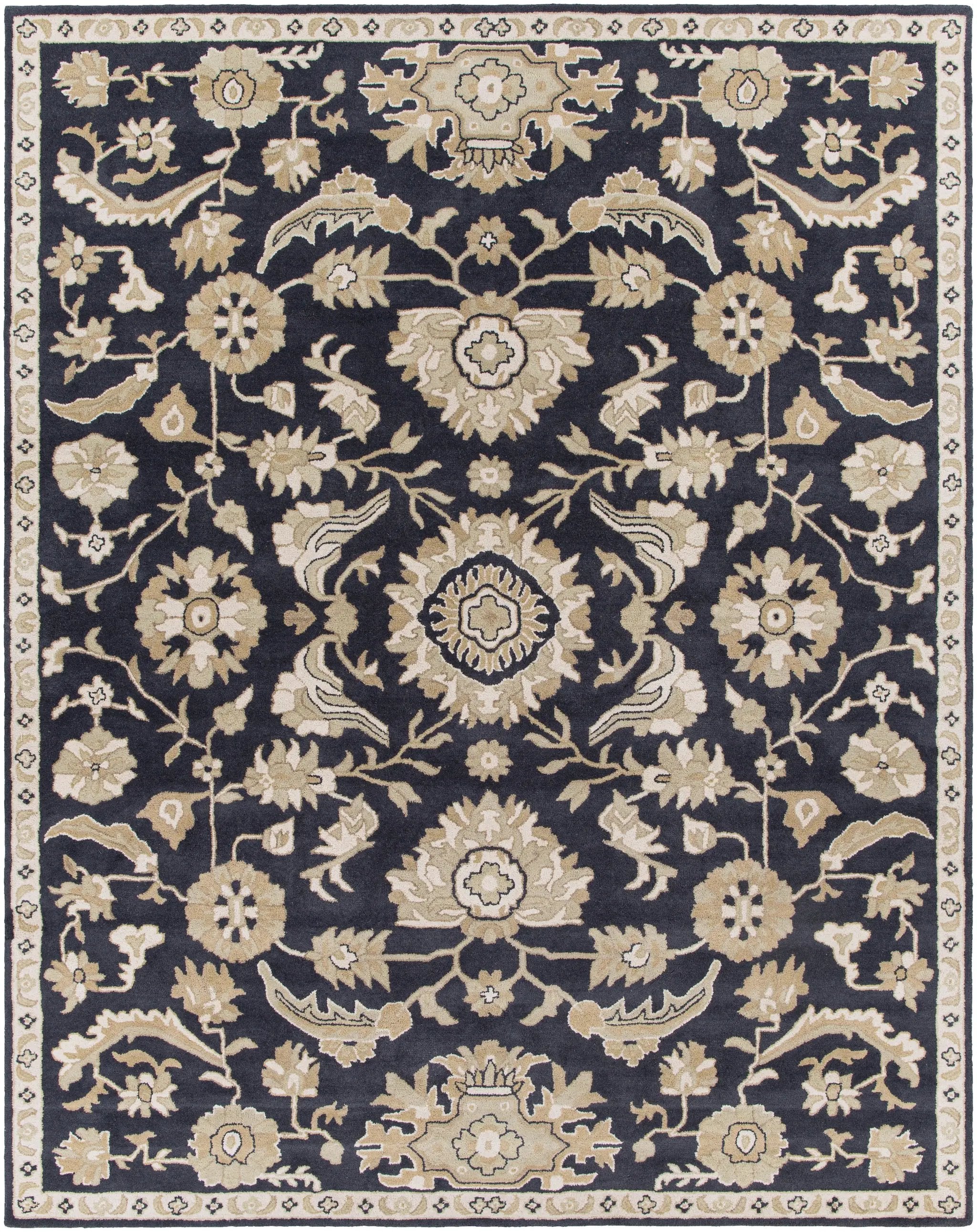 Caesar CAE-1164 Ink-Blue Area Rug by LIVABLISS