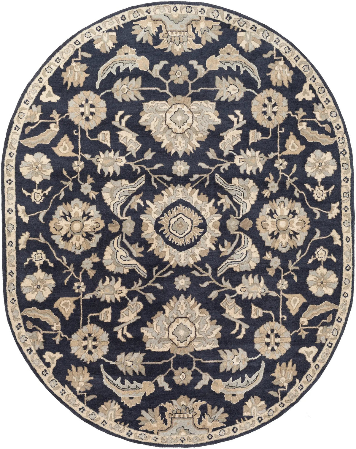 Caesar CAE-1164 Ink-Blue Area Rug by LIVABLISS