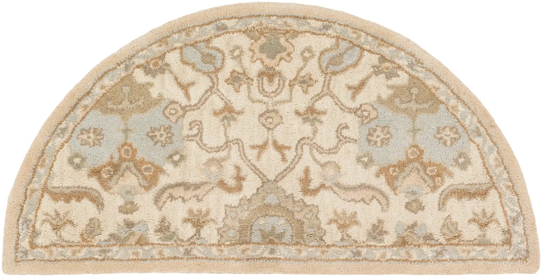 Caesar CAE-1166 Cream Area Rug by LIVABLISS