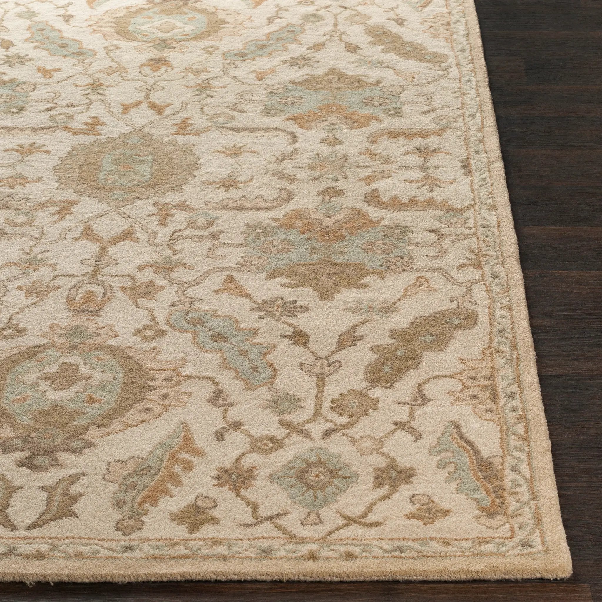 Caesar CAE-1166 Cream Area Rug by LIVABLISS