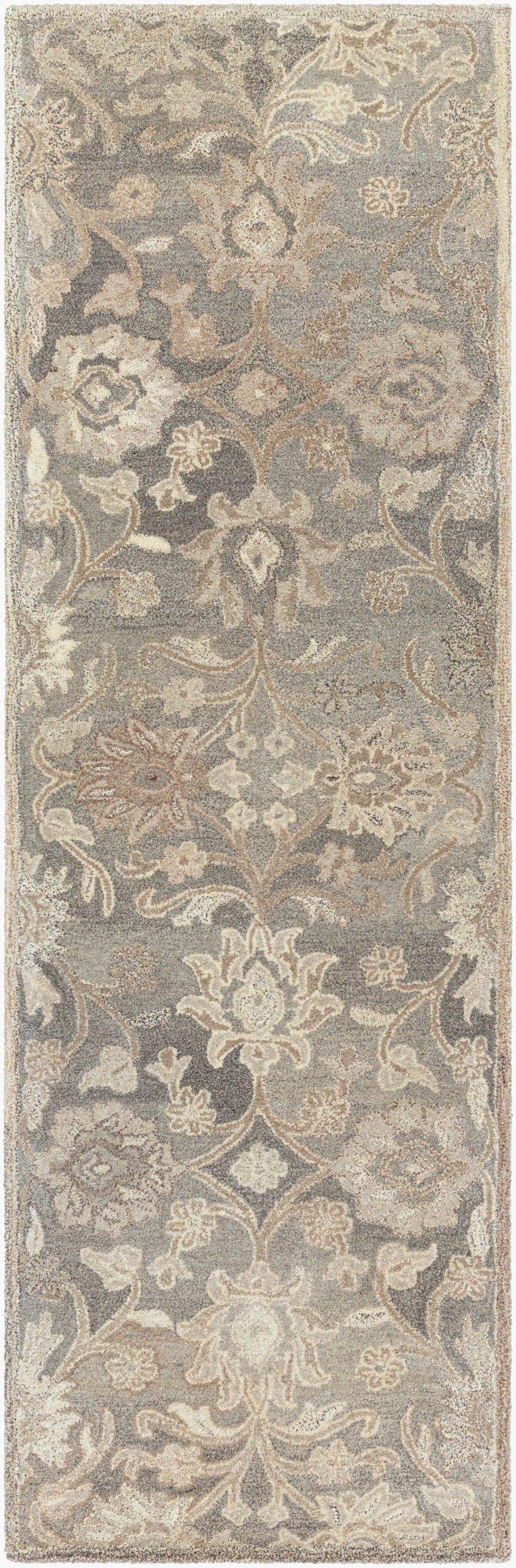 LIVABLISS Caesar CAE-1195 Taupe  Hand Tufted Area Rug