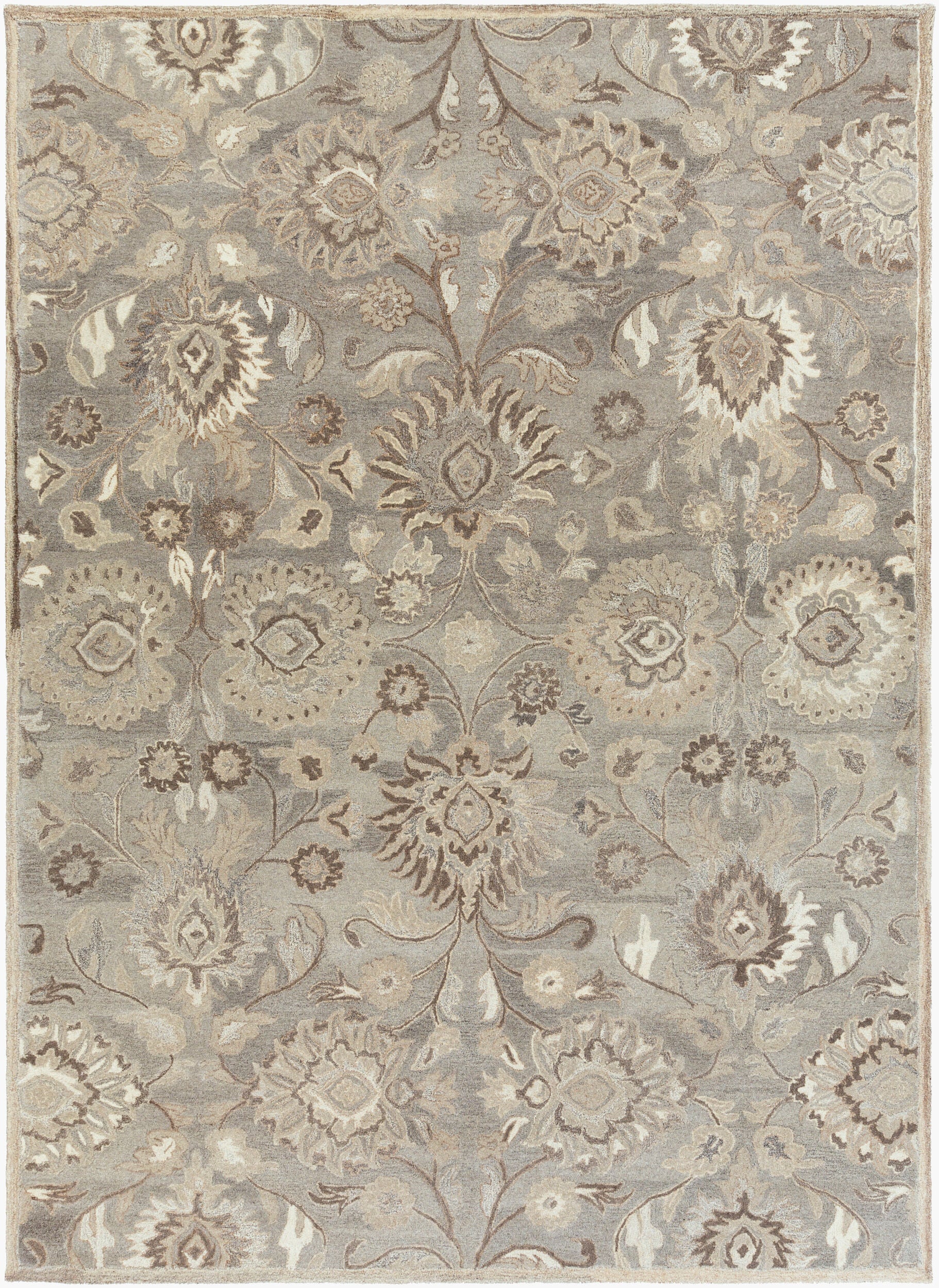 LIVABLISS Caesar CAE-1195 Taupe  Hand Tufted Area Rug