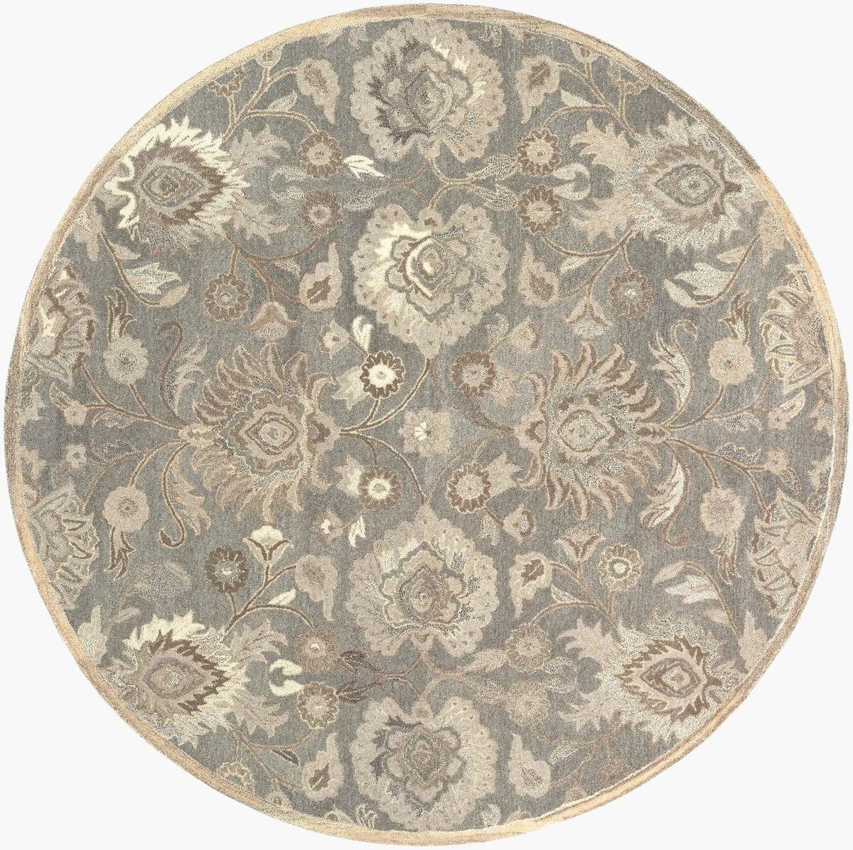 Caesar CAE-1195 Taupe Area Rug by LIVABLISS