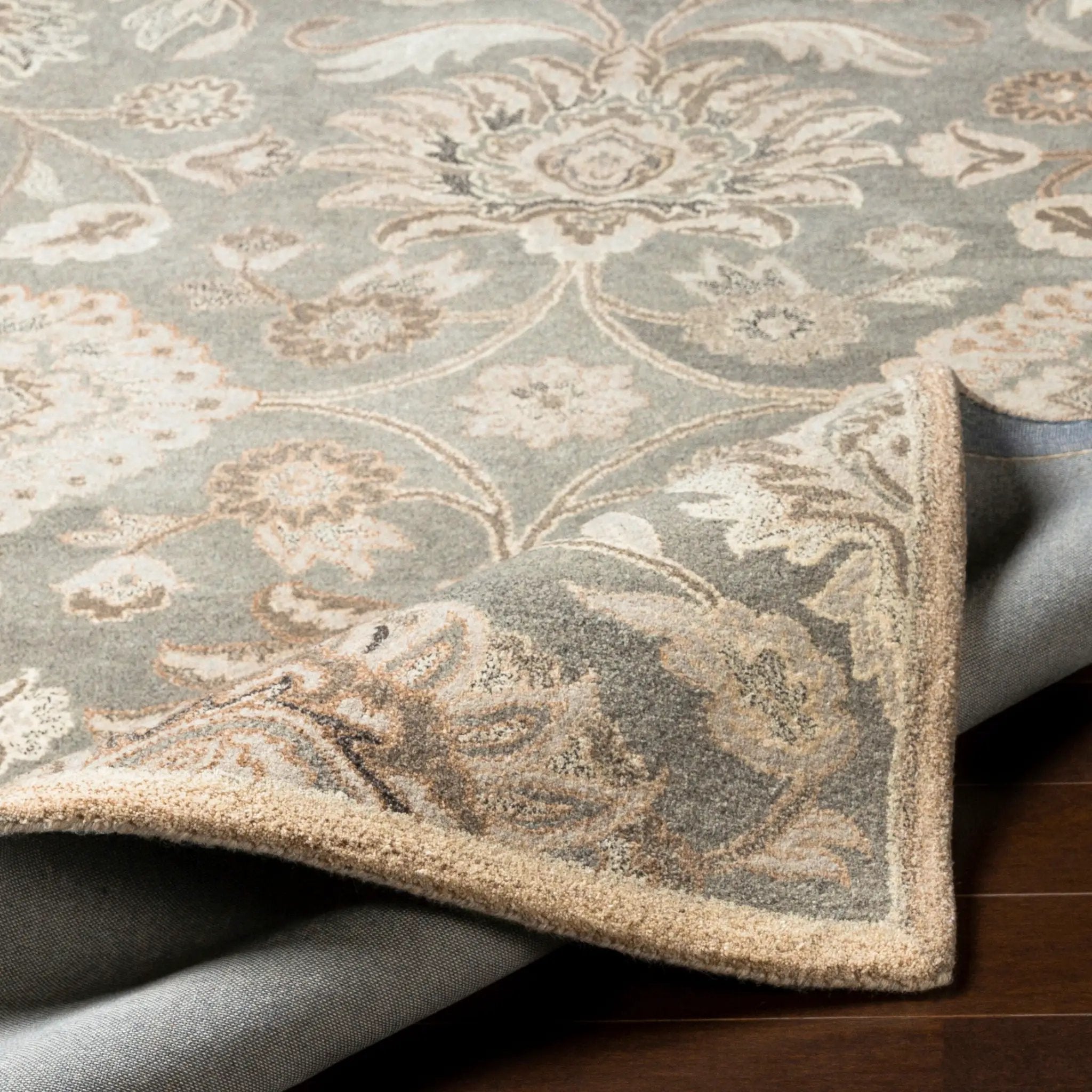 Caesar CAE-1195 Taupe Area Rug by LIVABLISS