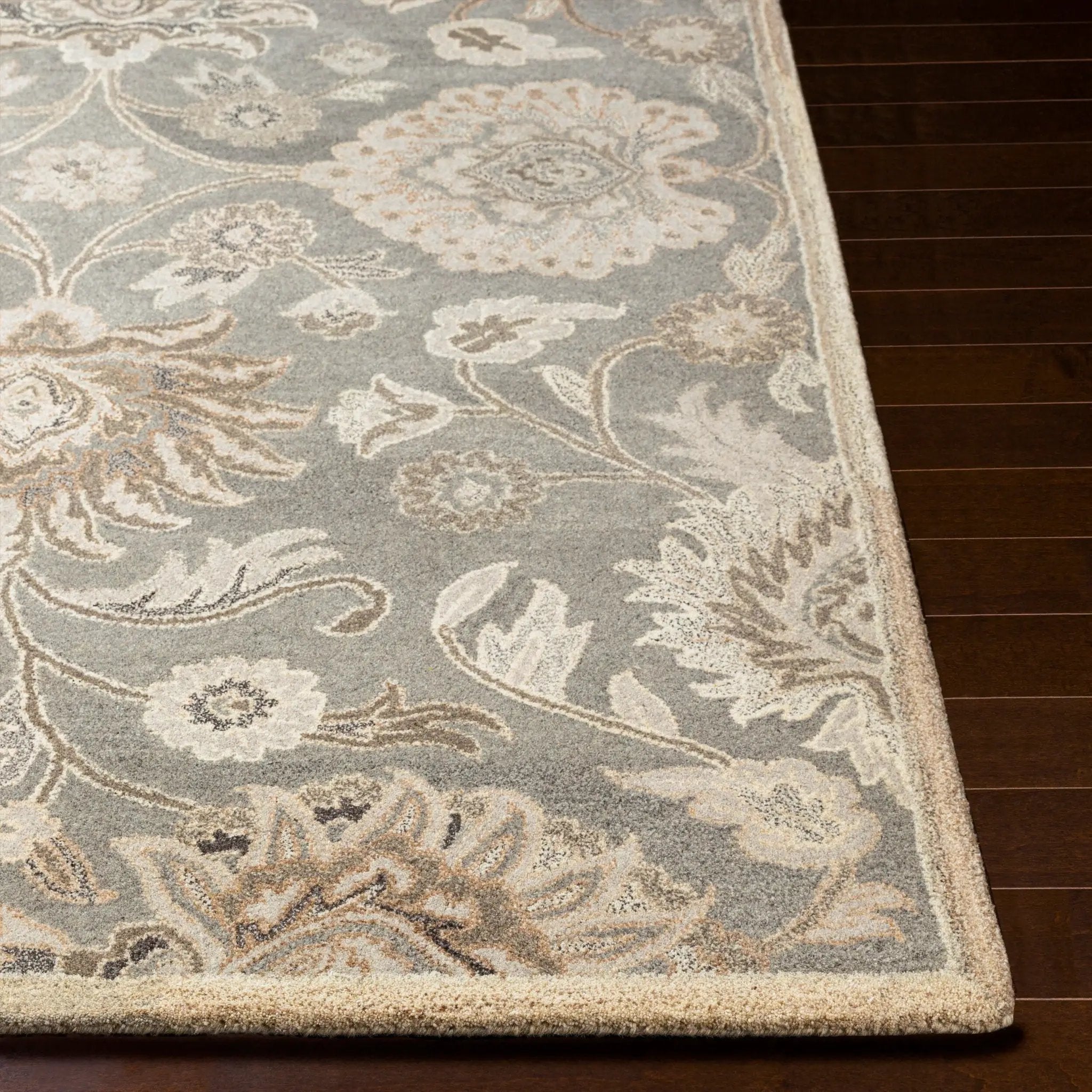 Caesar CAE-1195 Taupe Area Rug by LIVABLISS