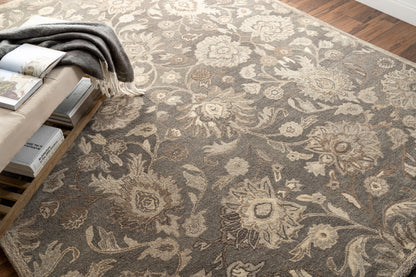LIVABLISS Caesar CAE-1195 Taupe  Hand Tufted Area Rug